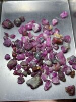 179.40ct Ruby Rough Lot from Afghanistan – Natural Uncut Red Gems (13x9x6mm Avg.) - Image 7