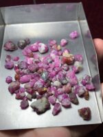 179.40ct Ruby Rough Lot from Afghanistan – Natural Uncut Red Gems (13x9x6mm Avg.) - Image 8