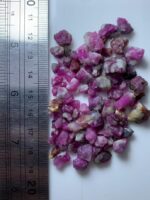 179.40ct Ruby Rough Lot from Afghanistan – Natural Uncut Red Gems (13x9x6mm Avg.) - Image 9