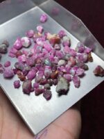 179.40ct Ruby Rough Lot from Afghanistan – Natural Uncut Red Gems (13x9x6mm Avg.) - Image 10