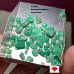 33.60CT Swat Emerald Lot – Natural Green Emeralds (9.51 x 6.06 x 3.72mm)