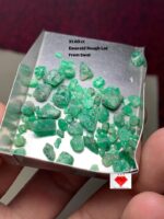33.60CT Swat Emerald Lot – Natural Green Emeralds (9.51 x 6.06 x 3.72mm)