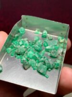 33.60CT Swat Emerald Lot – Natural Green Emeralds (9.51 x 6.06 x 3.72mm) - Image 2