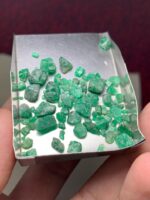 33.60CT Swat Emerald Lot – Natural Green Emeralds (9.51 x 6.06 x 3.72mm) - Image 3