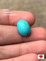 The 8.80 Ct Afghan Turquoise Cabochon: A Tiny Gem with Big Character