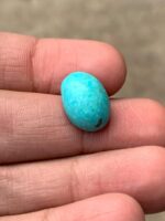 The 8.80 Ct Afghan Turquoise Cabochon: A Tiny Gem with Big Character - Image 3