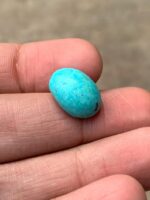 The 8.80 Ct Afghan Turquoise Cabochon: A Tiny Gem with Big Character - Image 4