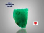 2.95ct Swat Emerald Crystal: Untreated Elegance in Pure Green