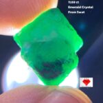 11.69 ct Swat Emerald Crystal – Rich Green and Well-Formed
