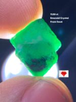 11.69 ct Swat Emerald Crystal – Rich Green and Well-Formed