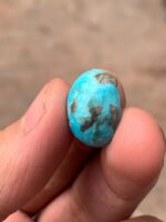 Radiant 14.10ct Afghan Turquoise Cabochon – A Natural Gemstone Treasure - Image 7