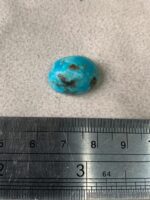 Radiant 14.10ct Afghan Turquoise Cabochon – A Natural Gemstone Treasure - Image 9