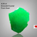 Verdant Treasure: 4.35ct Swat Emerald Crystal with Lush Natural Color