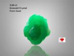 The Depth of Green: A 3.86ct Swat Emerald Crystal That Speaks Volumes