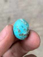 13.20 ct Afghan Turquoise Cabochon – Refined Beauty in a Wearable Size - Image 4