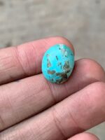 13.20 ct Afghan Turquoise Cabochon – Refined Beauty in a Wearable Size - Image 6