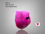 3.95 ct Natural Ruby Crystal – Afghanistan