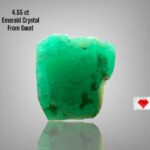 Swat Valley Treasure: A 4.55ct Emerald Crystal of Natural Elegance