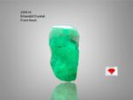 A Glimpse into Swat’s Green: 2.04 ct Emerald Crystal (10.49 × 5.50 × 5.97 mm)