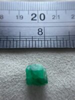 5.22ct Swat Emerald Crystal: A Near-Cubic Natural Gemstone with Striking Symmetry - Image 10