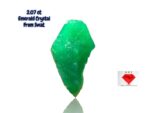 2.07ct Swat Emerald Crystal – Slender, Untouched Beauty in Vivid Green