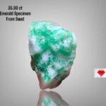35.00ct Swat Emerald Specimen – Bold Natural Crystal