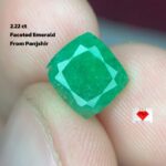 2.22ct Panjshir Emerald – Natural Faceted Gemstone from Afghanistan