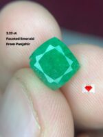 2.22ct Panjshir Emerald – Natural Faceted Gemstone from Afghanistan