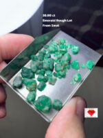 Swat’s Majestic Gem: A 38.80 Carat Emerald Rough Lot