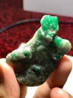 99.80ct Swat Emerald Specimen – Sleek, Natural Crystal with Rich Green Depth - Image 3