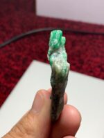 99.80ct Swat Emerald Specimen – Sleek, Natural Crystal with Rich Green Depth - Image 4