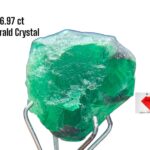 Swat Valley Giant: A 6.97ct Emerald Crystal in Raw Form
