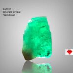 New Entry: 2.06 ct Swat Emerald Crystal — Sleek and Light-Facing