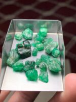 Swat Valley Emerald Rough Lot — 53.30 Carats - Image 5