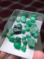 Swat Valley Emerald Rough Lot — 53.30 Carats - Image 9