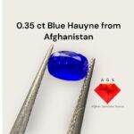 0.35 Carat Natural Blue Hauyne – A Rare Afghan Gemstone