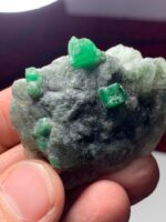163.40ct Swat Emerald Specimen – Bold Structure and Deep Natural Color - Image 10