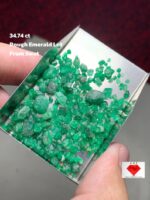 Clean, Compact, and Commercial: A 34.74ct Swat Emerald Rough Lot with Ready-to-Cut Potential