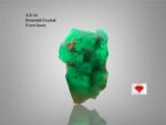 New Addition: 3.31 ct Swat Emerald Crystal — Slender, Light-Facing, Elegant