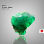 3.31ct Swat Valley Emerald Crystal: Raw Mineral