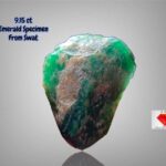 9.15ct Swat Emerald Specimen – Natural Green Beauty in Crystal Form