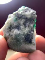 Monument of Nature: 168.20ct Swat Emerald Specimen with Presence - Image 6