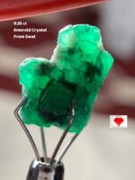 6.25 ct Swat Emerald Crystal – Natural Green Gem from Pakistan