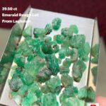 Unveiling the 39.50 ct Laghman Emerald Rough Lot: A Treasure for Gem Enthusiasts
