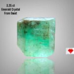 Natural 3.25ct Emerald Crystal – Swat, Pakistan | 7.86 x 7.39 x 5.73 mm