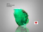 Radiant Depth: A 3.67ct Emerald Crystal from Swat Valley