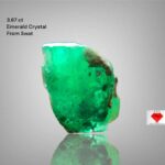 Radiant Depth: A 3.67ct Emerald Crystal from Swat Valley