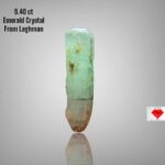 9.40ct Laghman Emerald Crystal – Elongated, Untreated Beauty (25.00 x 6.90 x 6.70 mm)