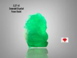 Radiant Swat Emerald: 3.27ct Crystal (10.55 x 6.88 x 6.96 mm)