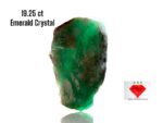 19.25ct Swat Emerald Crystal – Impressive 22x13x8mm Raw Gemstone from Pakistan